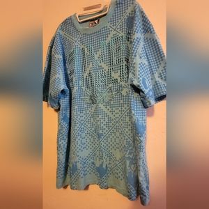 5ive Jungle Walk of Life Men T-Shirt, Blue, XXL, *Vintage